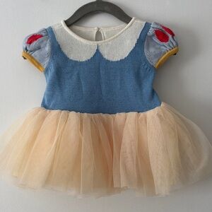 GAP Blue and Cream Kids Casual Dress